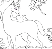 Colorindo o Unicornio