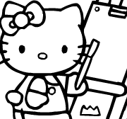 Colorir Hello Kitty