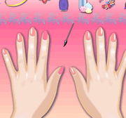 Pintando as Unhas