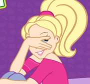 Polly Pocket Brincando no Loft