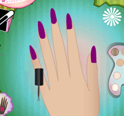 Pretty Prom Nail Design